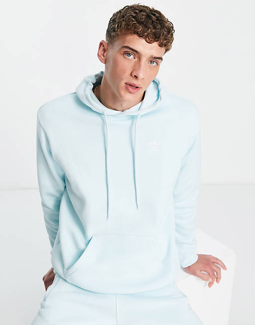 adidas Originals Essentials hoodie in almost blue | ASOS
