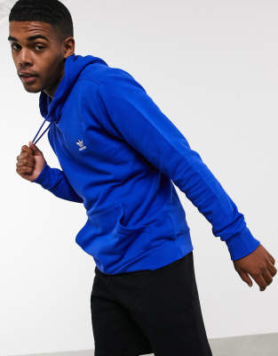 adidas essentials hoodie blue