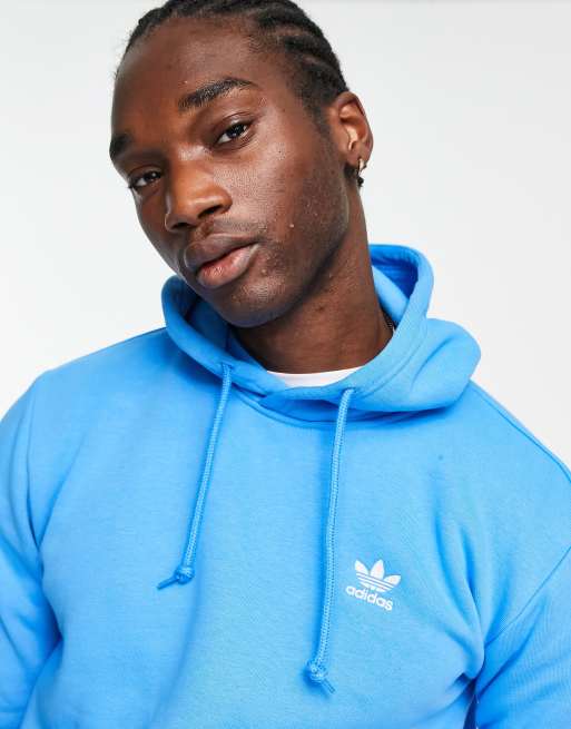 adidas Originals essentials hoodie in blue ASOS