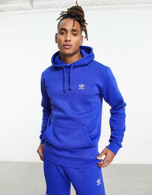 etiket vingerafdruk Kluisje Adidas Originals Essentials Hoodie In Blue | ModeSens