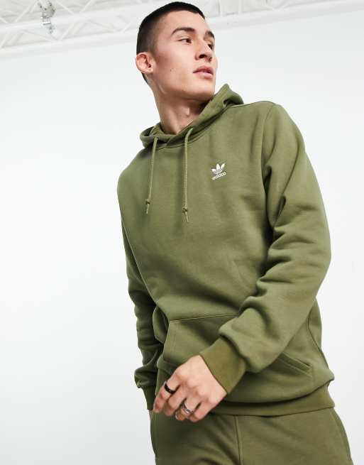 adidas Originals Essentials hoodie in focus olive