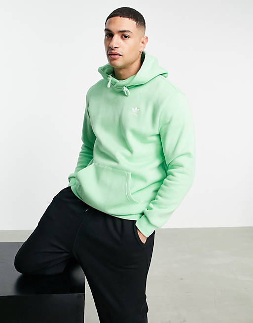in adidas ASOS Essentials glory green mint | Originals hoodie