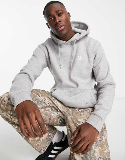 Adidas originals essential hoodie grey new arrivals