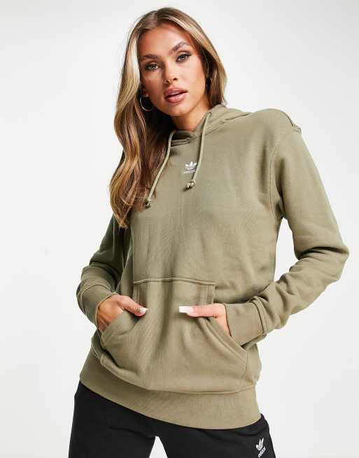 Khaki adidas 2025 hoodie womens