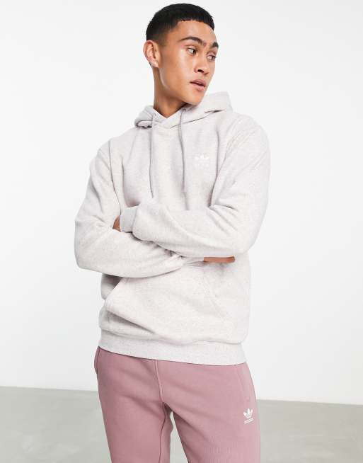 adidas Essentials Logo Fleece Hoodie - Grey