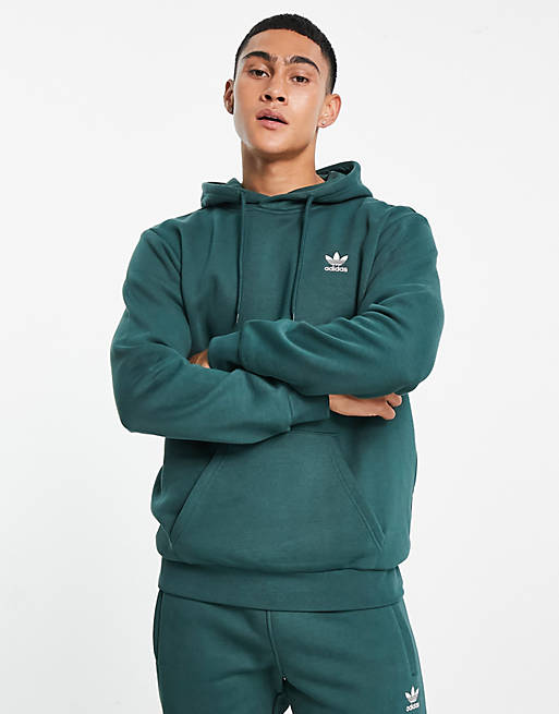 adidas Originals essentials hoodie in mineral green | ASOS