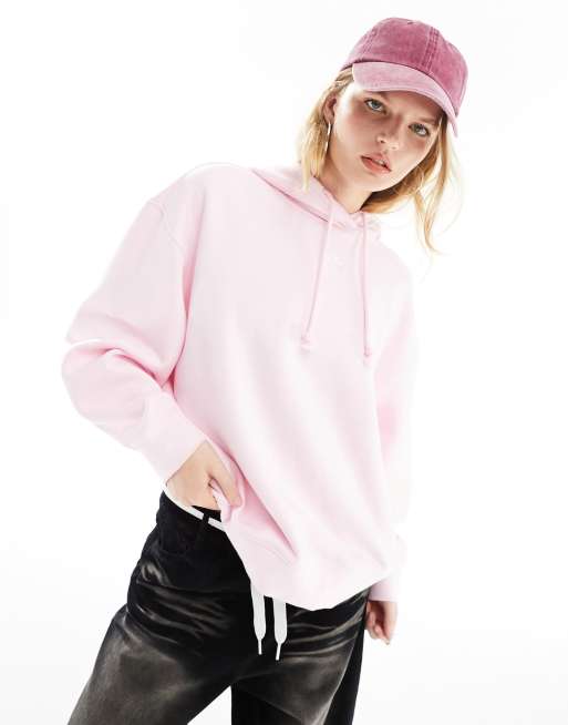  adidas Originals essentials hoodie in pastel pink