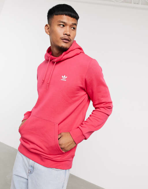 adidas Originals essentials hoodie in pink ASOS