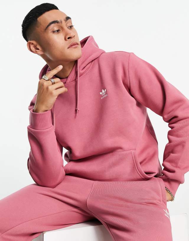 adidas Originals Essentials hoodie in pink