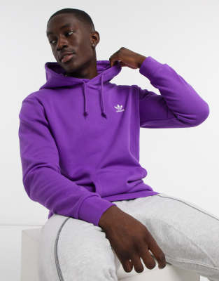 adidas Originals essentials hoodie in purple ASOS