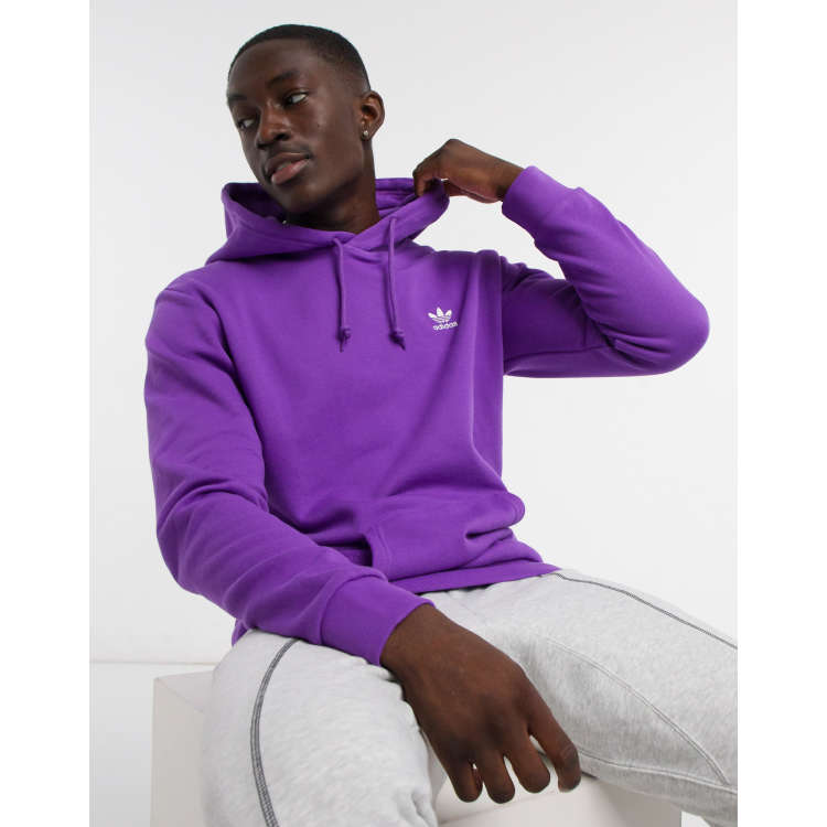 Originals essentials hoodie in purple | ASOS