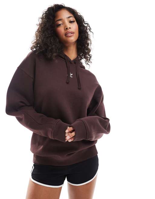adidas Originals - Essentials - Hoodie in schaduw bruin