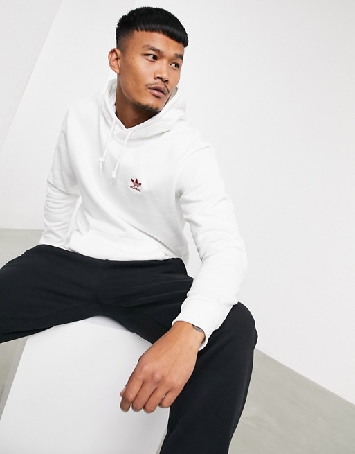 adidas Originals essentials hoodie in white | ASOS