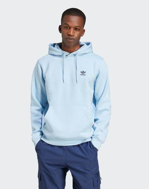 adidas Originals - Essentials - Hoodie met trefoil in blauw