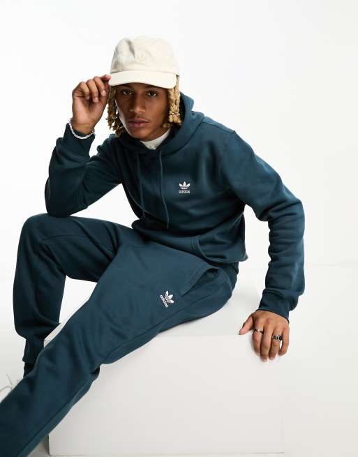 adidas Originals - Essentials - Hoodie met Trefoil-logo in donkerblauw