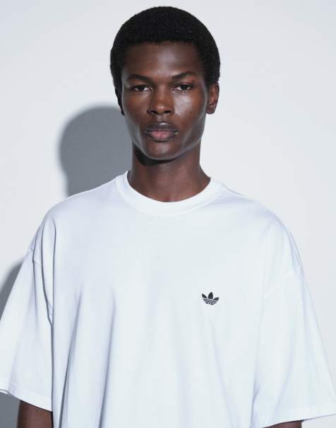 adidas Originals - Essentials - Hvid oversized T-shirt - view 1