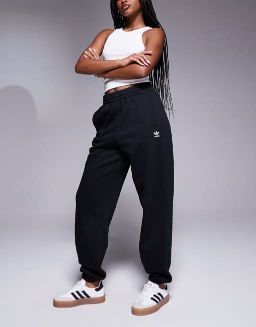 adidas Originals Essentials joggers in black