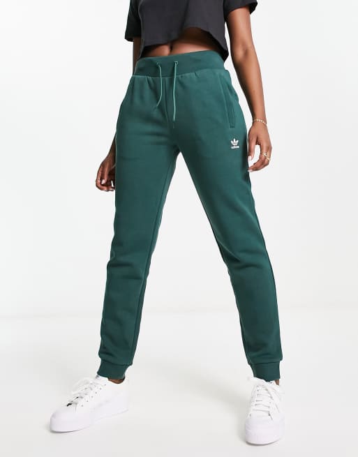 adidas Originals Essentials joggers in collegiate green ASOS