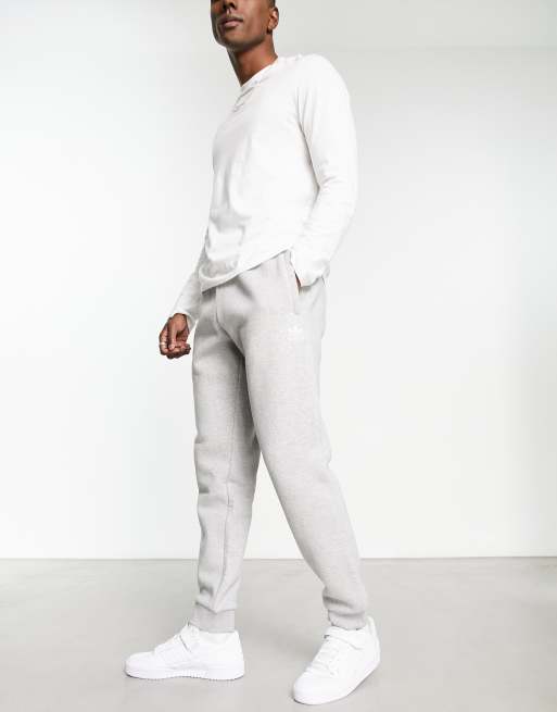 Buy adidas Light Grey Sportswear Essentials Fleece Regular Tapered Joggers  from Next Luxembourg