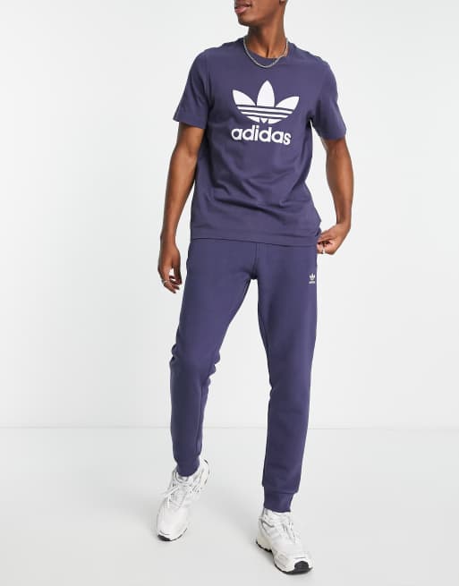adidas Originals Essentials joggers in shadow navy | ASOS