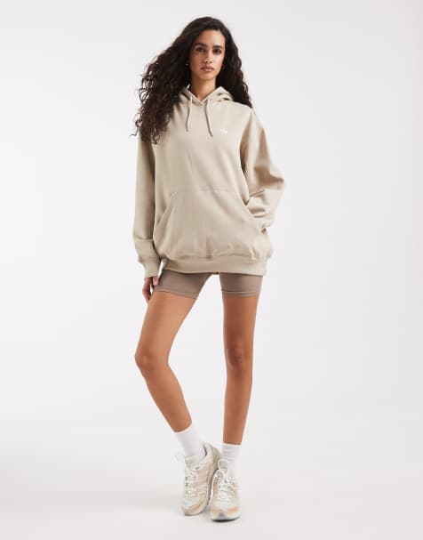 adidas Originals – Essentials – Kakifärgad huvtröja i fleece och oversize - view 1