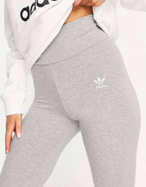 Adidas ORIGINALS TREFOIL LEGGINGS GREY Large - $26 - From Jody