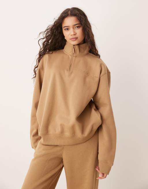 adidas Originals - Essentials - Linear - Oversized sweatshirt met kwartrits in karton