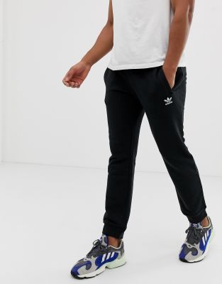 mens black adidas original joggers
