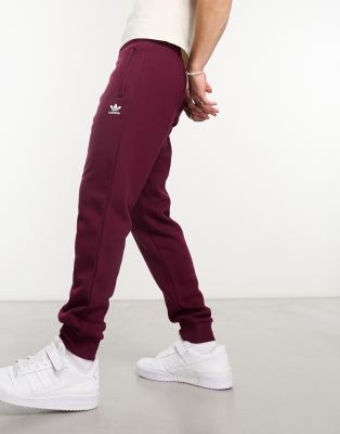 adidas Originals Essentials logo joggers-Red