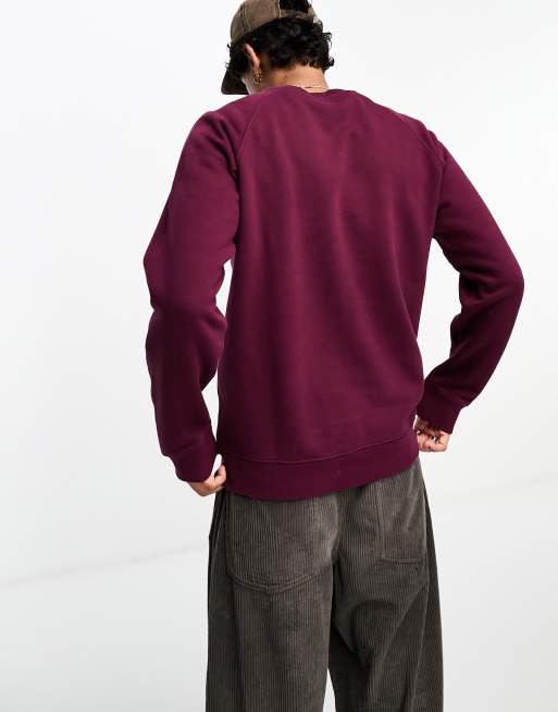 Adidas originals ryv sweatshirt in sale maroon