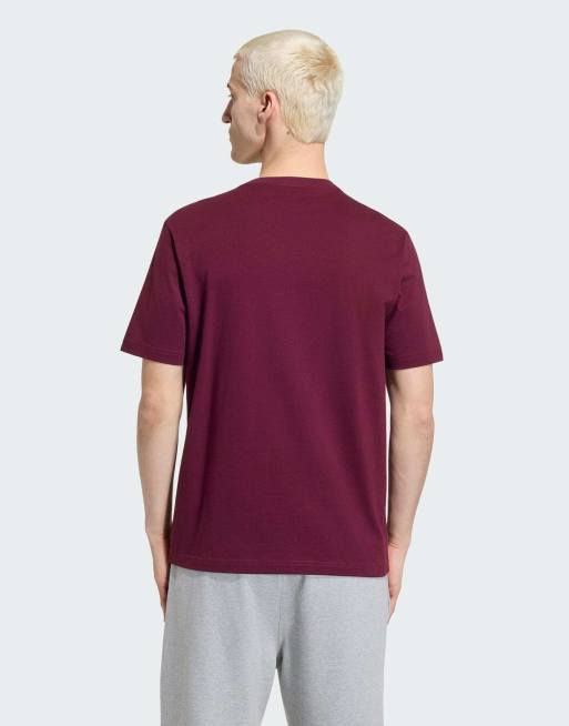 adidas Originals Essentials Logo T-Shirt in Burgunderrot, 2 von 4