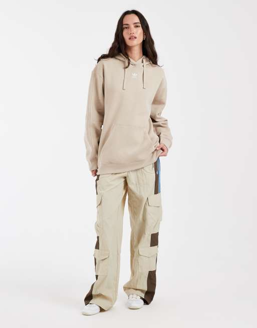adidas Originals – Essentials – Oversize-Kapuzenpullover in Steinbeige, 2 von 4