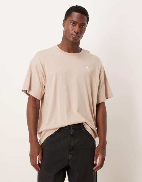 adidas Originals – Essentials – Oversize-T-Shirt in Steinbeige - view 1
