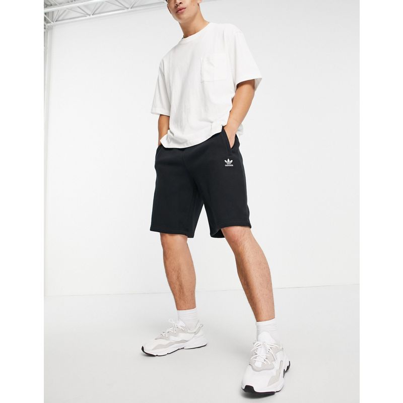 Uomo XvtKZ adidas Originals Essentials - Pantaloncini con logo piccolo neri