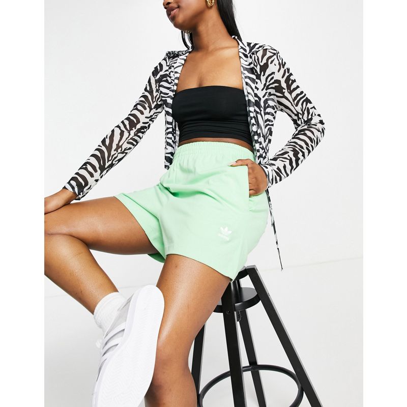 Donna Activewear adidas Originals - Essentials - Pantaloncini taglio lungo color menta 