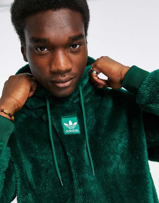 Adidas dark 2025 green hoodie