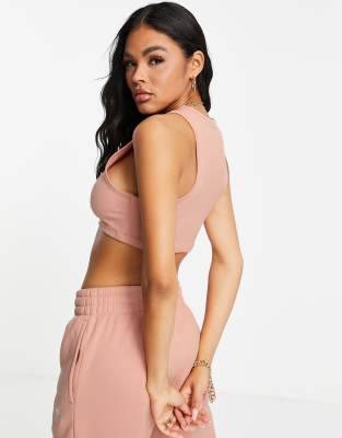 adidas ribbed crop top