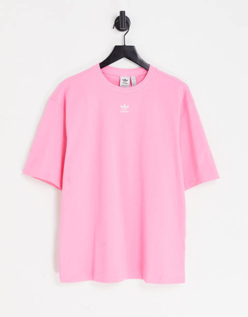 adidas Originals – Essentials – różowy T-shirt