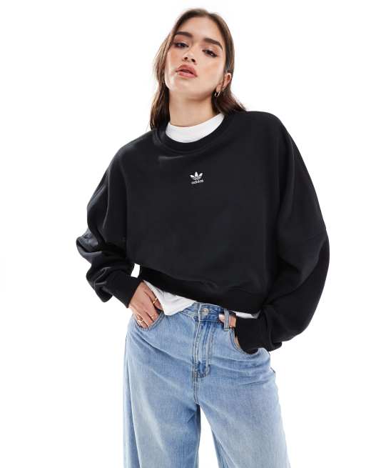 adidas Originals Essentials Schwarzes Sweatshirt ASOS