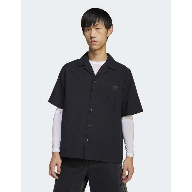 ★adidas originals★ESS SEERSUCKER S.SLEEVE SHIRT★追跡可 adidas Originals Essentials Seersucker short sleeve shirt
