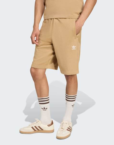 adidas Originals - Essentials - Short à logo trèfle - Beige - view 1