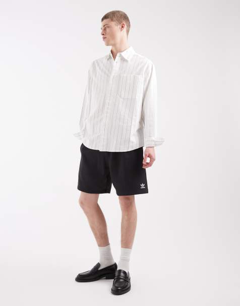 adidas Originals - Essentials - Short longueur 15 cm à logo trèfle - Noir - view 1