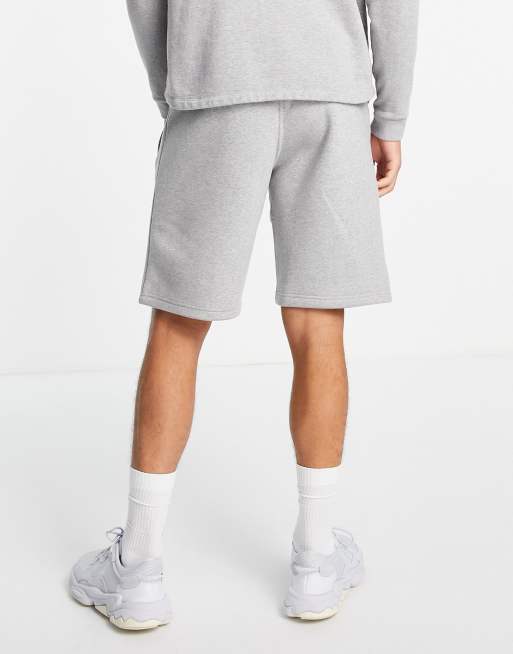 adidas Essentials Big Logo Cotton Shorts - Grey