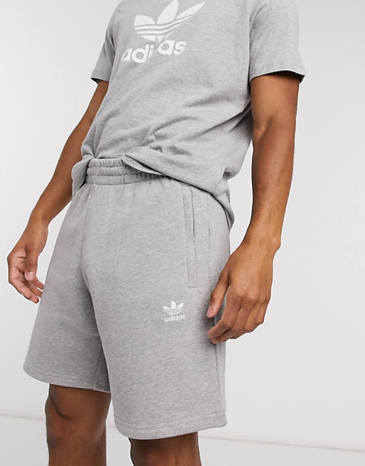 adidas Originals essentials shorts in gray | ASOS
