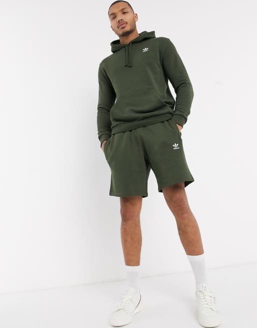 adidas Originals essentials shorts in khaki | ASOS