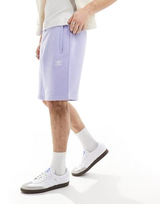 adidas Originals essentials shorts in lilac