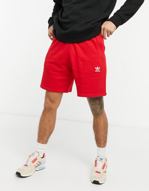 Adidas originals cheap shorts red