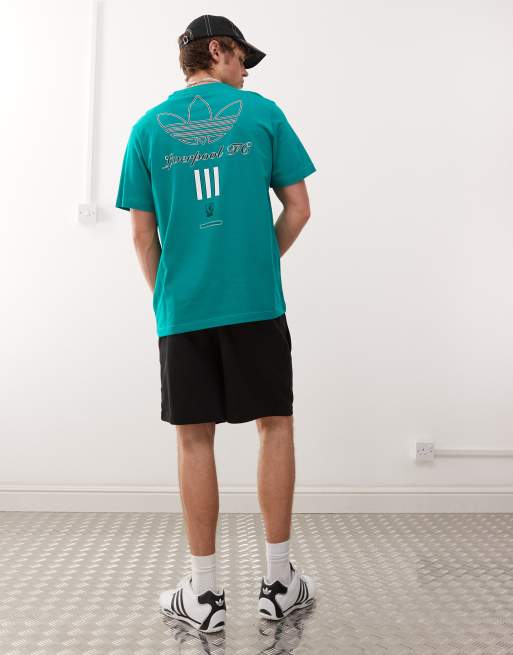 adidas Originals – Essentials – Shorts in Schwarz und Weiß mit Dreiblatt-Logo, 3 von 5