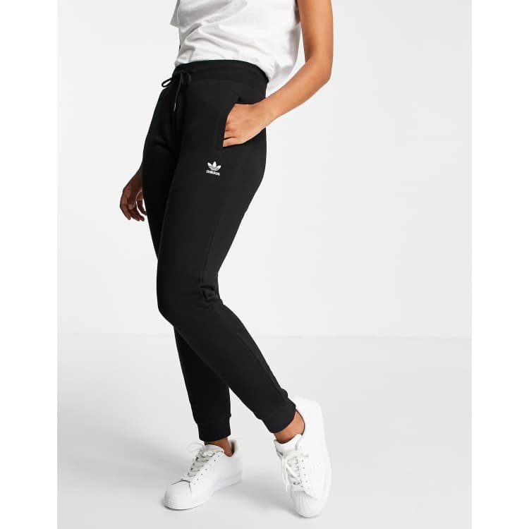 adidas Originals Essentials slim fit joggers in black | ASOS