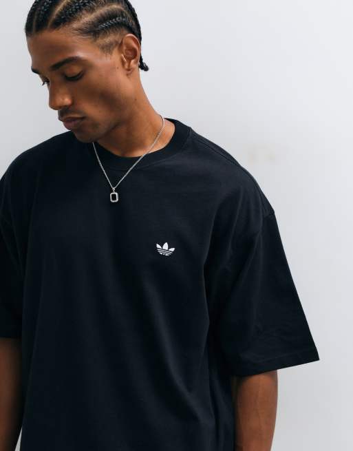 adidas Originals - Essentials - Sort oversized T-shirt, 3 af 5